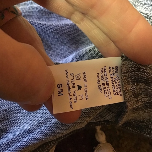 Hayden Los Angeles crocheted n fringed cardigan - Picture 3 of 10